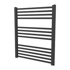 Ximax Apus Designer Towel Radiator 720 x 600mm Anthracite 1225BTU 1 Ximax Apus Designer Towel Radiator 720 x 600mm Anthracite 1225BTU