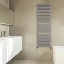 Terma Salisbury Designer Towel Rail 1635 x 540mm Sparkling Gravel 2709BTU -Towel Radiators shop 859HR A4