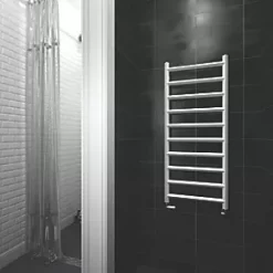 Terma Crystal Designer Towel Warmer 1200 x 500mm White 1365BTU -Towel Radiators shop 860HR A2