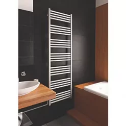 Terma Fiona One Electric Towel Rail 1620 x 480mm Sparkling Gravel 2046BTU -Towel Radiators shop 868HR A2