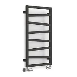 Terma Zig Zag Designer Towel Rail 835 x 500mm Black 1091BTU