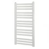 Blyss Angled Bar Towel Radiator 900 x 500mm White 1344BTU