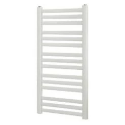 Blyss Angled Bar Towel Radiator 900 x 500mm White 1344BTU