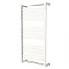 GoodHome Jade Vertical Water Towel Warmer 1000 x 500mm White 1863BTU