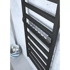 Terma Simple Towel Rail Hanger Black 510mm -Towel Radiators shop 915RH A1