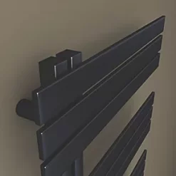 Towelrads Cobham Designer Towel Radiator 1800 x 500mm Black 2422BTU -Towel Radiators shop 924RY A2