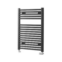 Towelrads Pisa Premium Towel Radiator 800 x 600mm Black 1539BTU -Towel Radiators shop 940RY A3