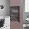 Towelrads Pisa Premium Towel Radiator 800 x 600mm Black 1539BTU