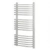 Blyss Curved D-Bar Towel Radiator 900 x 500mm White 1797BTU