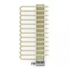 Terma Michelle Designer Towel Rail 780 x 400mm Cream / Brass 1244BTU