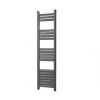 Towelrads Eton Designer Towel Radiator 1200 x 300mm Anthracite 1105BTU